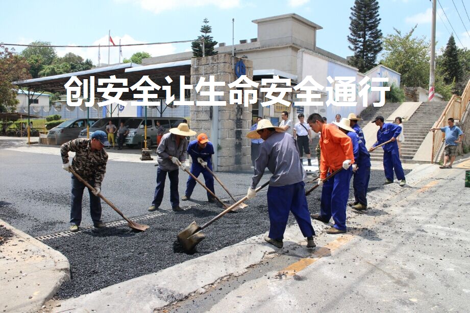 深圳市龙岗力佳电机厂沥青工程完美竣工