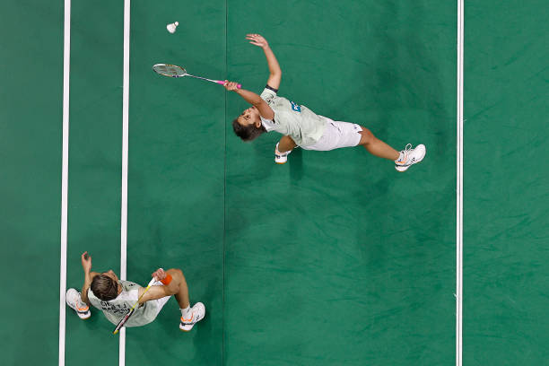 羽毛球场设计必备：高清彩色平面图+材质与划线规范